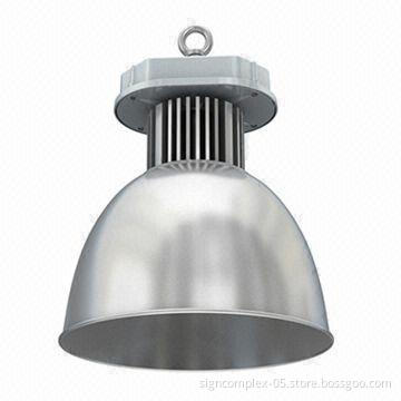 LED High Bay Lights with Die-casting Aluminum Alloy, Glass Lens and 30,000 Hours Lifespan